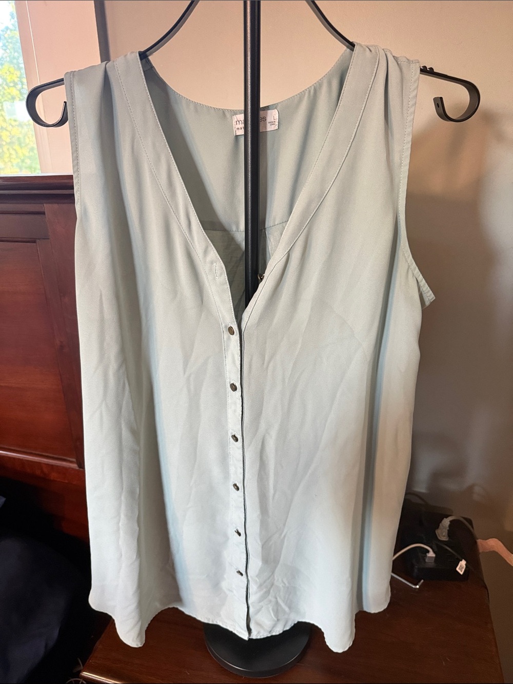 Maurices Sleeveless Button-Front V-Neck Camisole